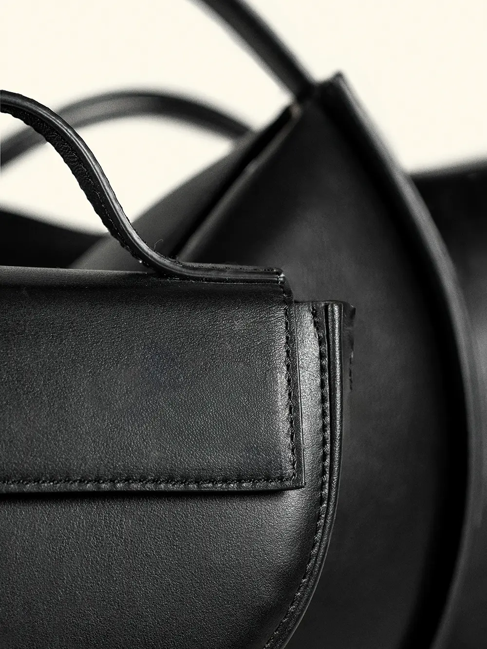 Front close-up product shot of Melip bags photographed on a neutral background